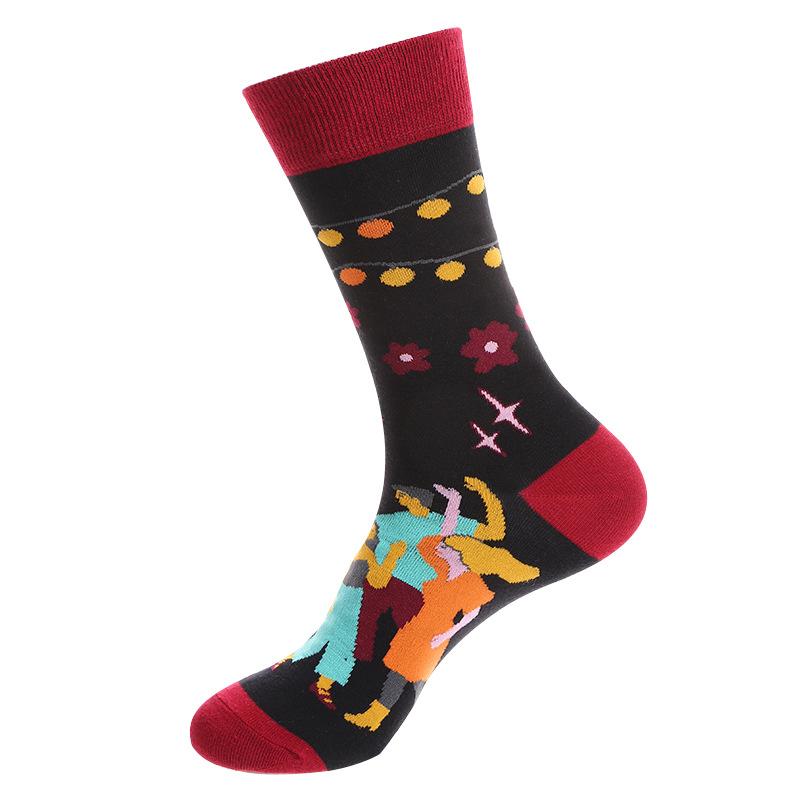 Cartoon Fruit Animal Cake Flower Mixed Colors, Pure Cotton, INS Fashion Brand, Net Red, Casual Fashion Socks for Men and Women