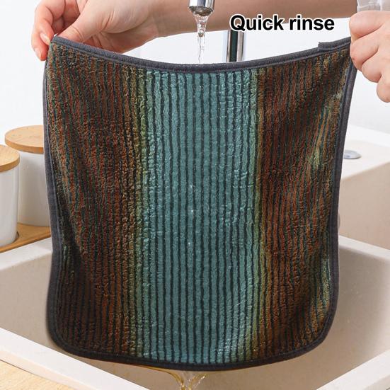 10/20Pcs Dishcloths Superfine Fiber Quick-drying Cleaning Towels Reusable Versatile Water Absorbent Dish Towels