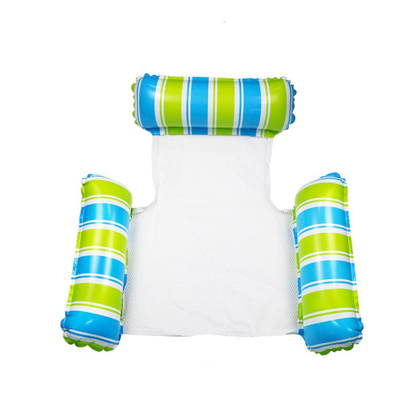 

Three Tube Childrens Inflatable Floating Row Swimming And Water Play Toys зелёный