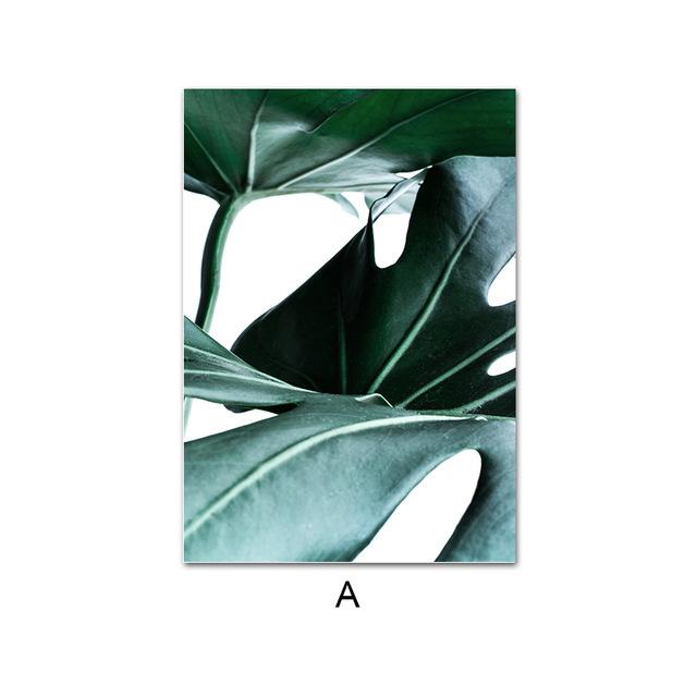 

Скандинавский зеленый растительный лист, холст, постер, минималистичный настенный художественный ботанический принт, картина, скандинавская картина, современный домашний декор для комнаты 21*30cm