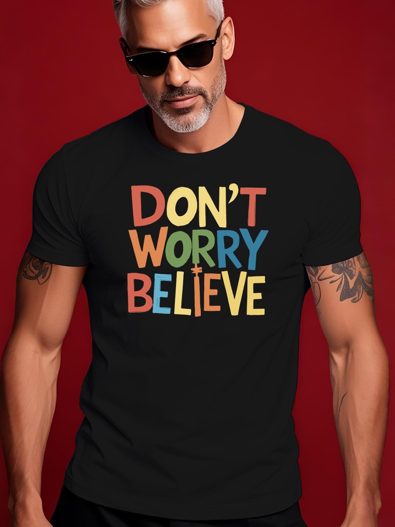 Round Neck Short Sleeve Tshirt with English Pattern for S... XL