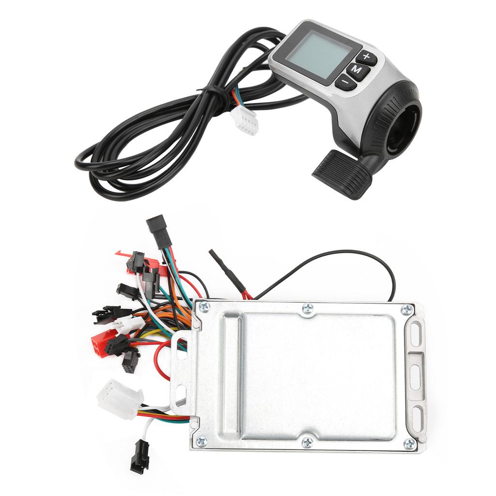 Electric Bicycle 34V 48V 500W Motor Brushless Controller Sine Wave with LCD Display Thumb Shifter
