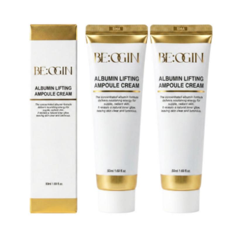 

BE:OGIN Albumen Lifting Ampoule Cream 50ml 2ea Korea Beauty
