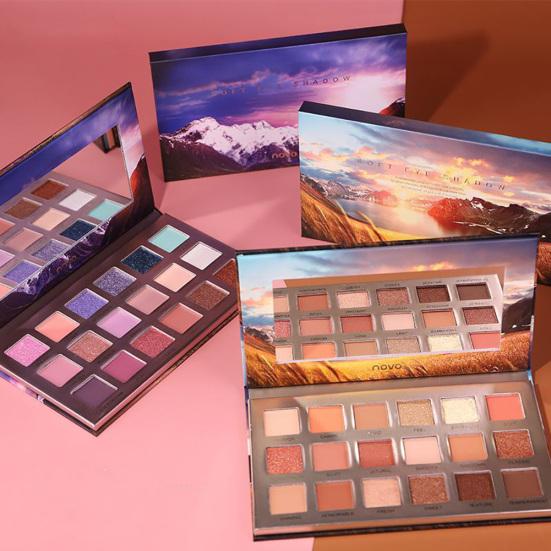 

18 цветов Водонепроницаемая палитра для макияжа с тыквой «Земля» Матовые тени для век без размазывания