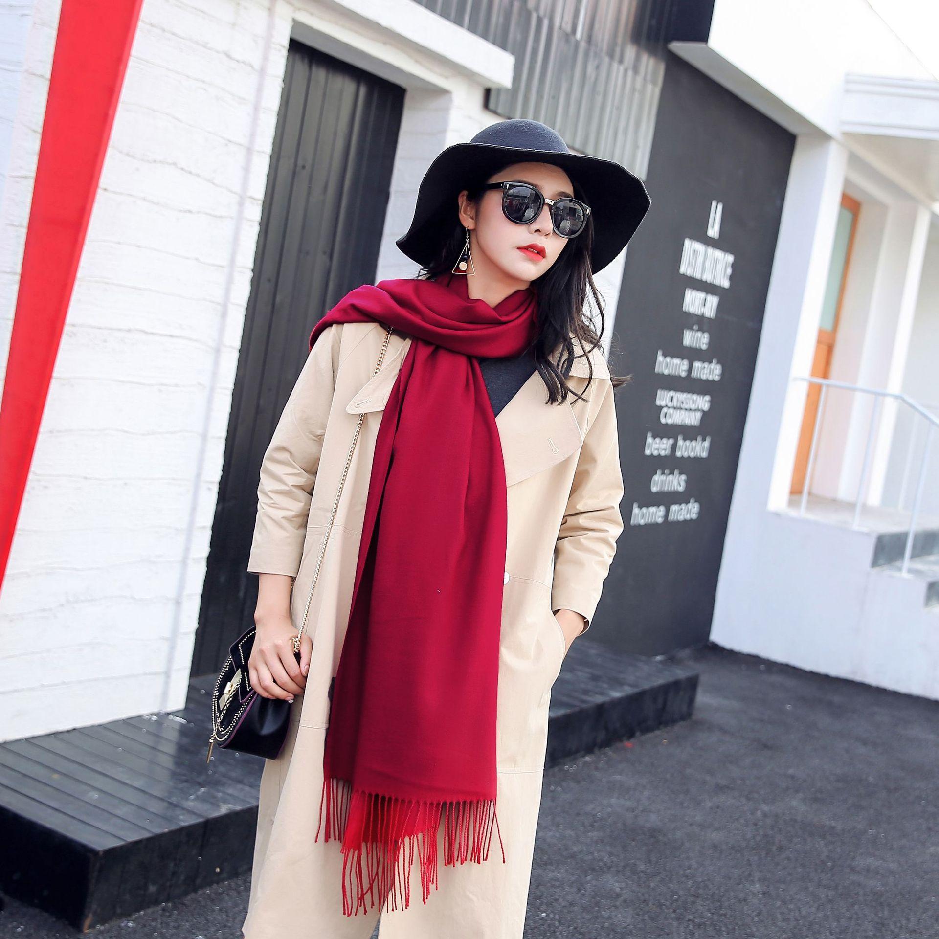 

2026 Осень и Зима Новый Стиль Роскошный Кашемировый Женский Шарф Клетчатая Накидка Оперное Кейп Накидки Женский Типпет Бандана Шарфы Головной Платок 70x200cm