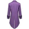Mens Medieval Vintage Tuxedo Gothic Tailcoat Victorian Coat Carnival Cosplay Costume
