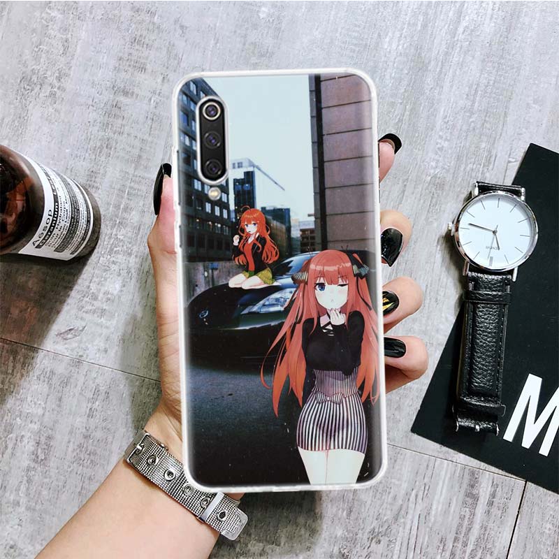 Sports Car Cute Anime Girl Phone Case For Xiaomi Redmi 9 9A 9C 9T 10 10A 10C 8 8A 7 7A 6 6A K40 K20 Pro K30 S2 10X Printing Cove