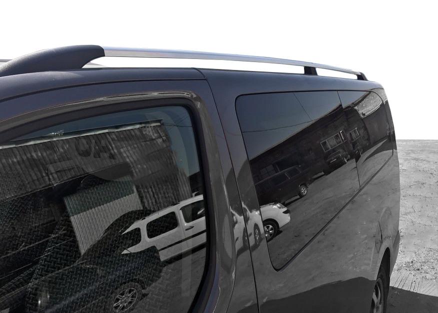 

Roof rails Chrome Long base, metal leg for Citroen Jumpy/Dispatch 2017-