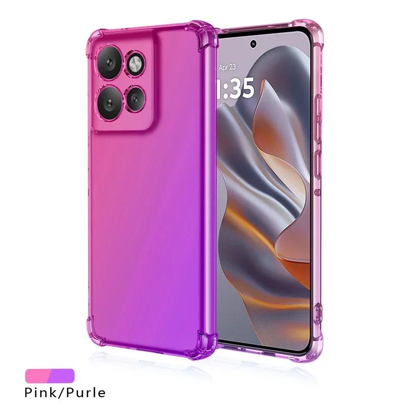 Shockproof Gradient TPU Case for Motorola Edge 50 Neo Protective Cover For Moto Edge 50 Pro Fusion Ultra Funda Coque Capa