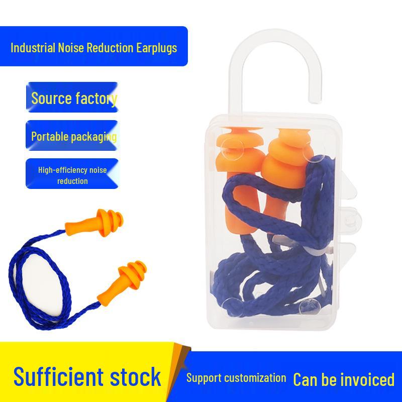 New Hook Soundproof Noise Reduction Earplugs for Swimming, Sleep, and Workshop Use