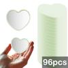 48/96pcs Portable Mirror Wedding Season Sweet Party Favors Heart-Shaped Pocket Glass Makeup Mirrors for Travel Gifts Home Decor