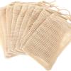 10 PCS Soap Bags Natural Sisal Soap Saver for Foaming and Drying Bubble Mesh Soap Scrubber Pouch Handmade Cotton Bag with Drawstring Body Facial Clean