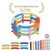 New Colorful Spiral Wooden Tracks All Kinds Railway Bridge Piers fit for Brand Wooden Train Tracks Toys for Children Gift