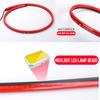 1Pc Auto High Brake Light Multi-mode with Left and Right Steering Function Anti-rear-end Collision Refitted Streamer Light A7 Tail Light