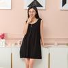 Modal Nightgowns Medium long women's Nightwear Summer Dress Casual Sleeveless top loose Nightdress Female Sleepshirt