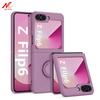 ZFlip7 8 Case Luxury Liquid Silicone Ring Holder Cases for Samsung Z Flip 8 6 7 Stand Holder Cover for Samsung Galaxy Z Flip 5 6