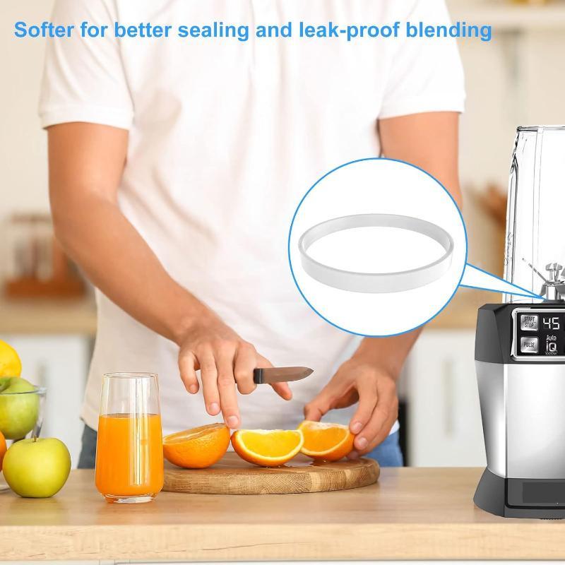 3Pcs 1000W Leak Proof Rubber Gasket Seal O Ring Replacement Parts Long Lasting Fit for Nutri Countertop Kitchen Use 1pc