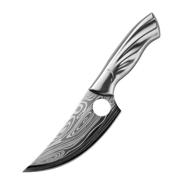 Damašek Nerez sekáček Nůž Maso Ovoce Vykosťování Rybaření Lov Kempování Kuchyň Kuchař Nůž Nůžky na kuřecí kosti