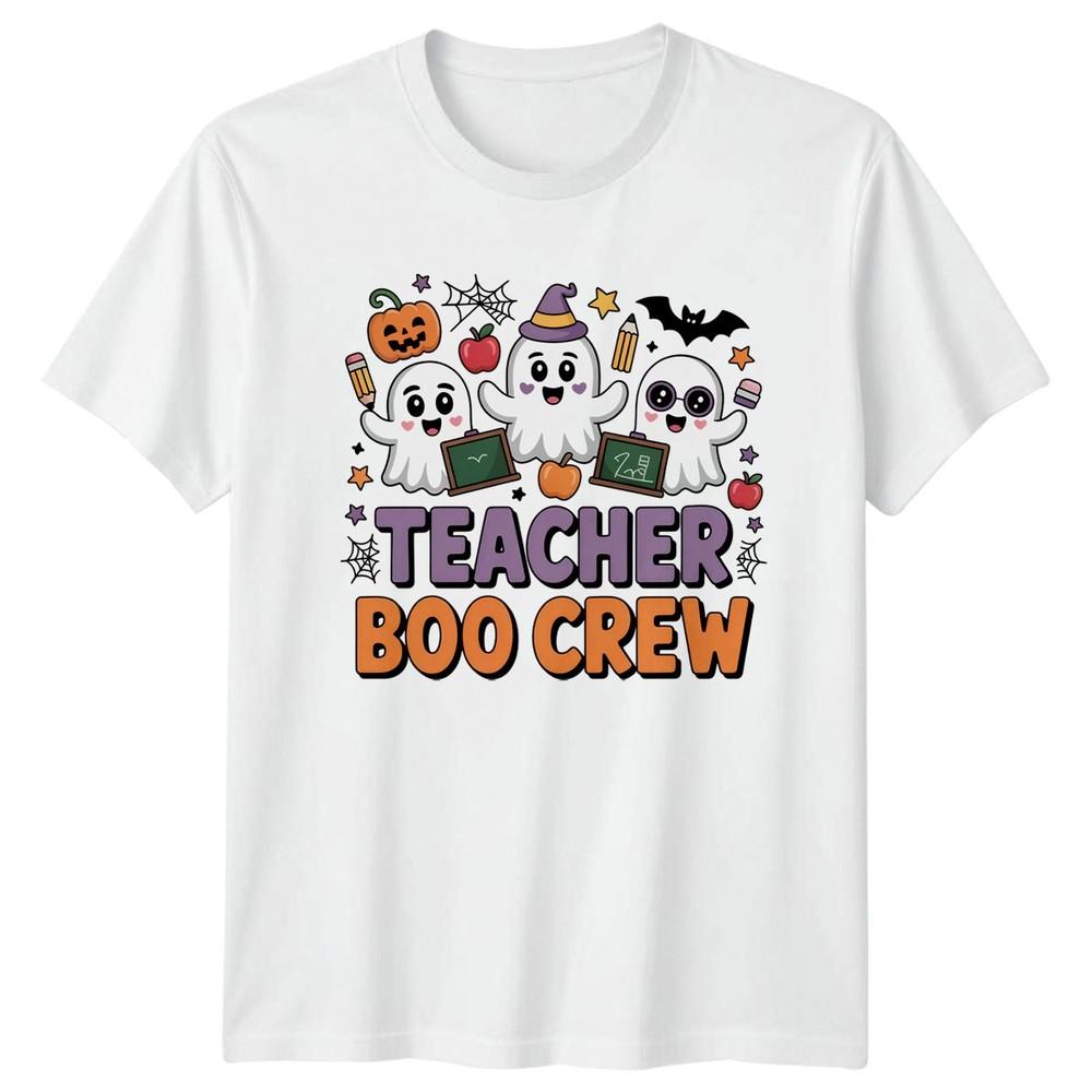 Teacher Boo Crew Unisexs TShirt Halloween Teacher Halloween Gift For Her S