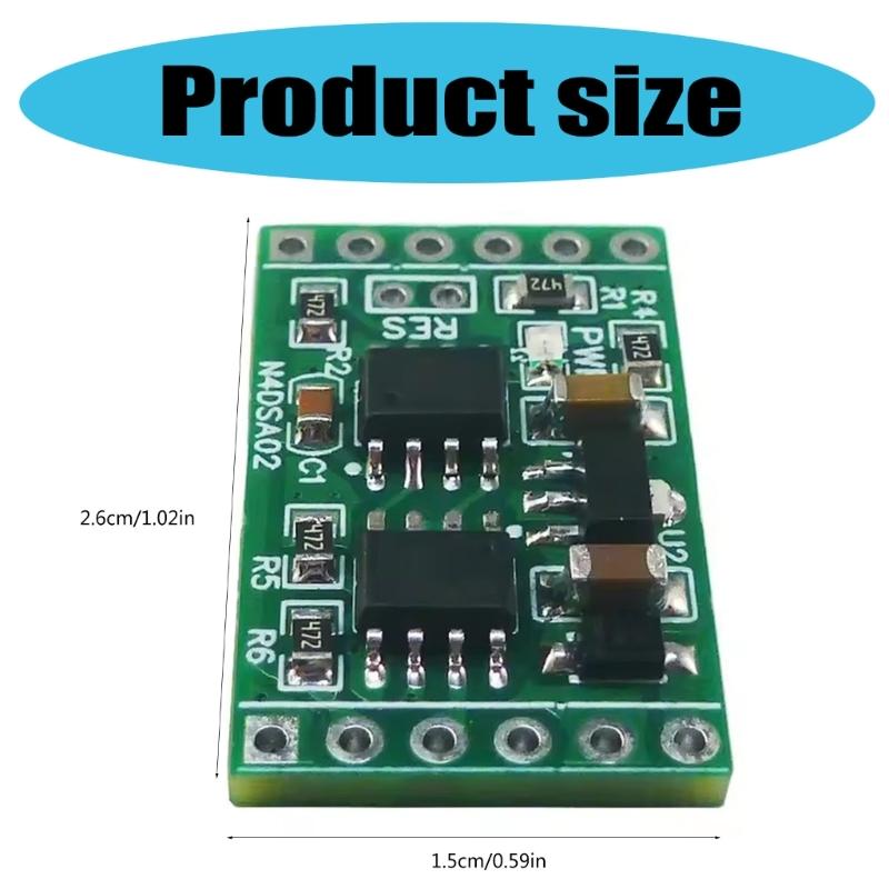 2CH 55-125℃ Modbus Temperature Sensors Module DS18B20 RS485 Adapter Board for Recorder Thermostatic Control