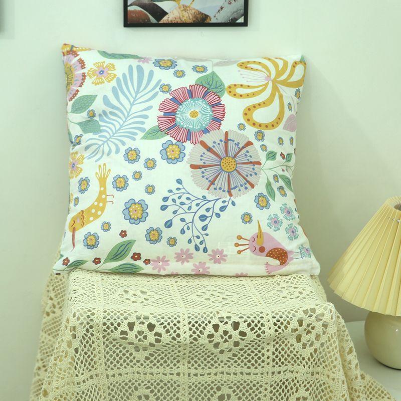 

Американская пастораль 100% чистый хлопок весь хлопок наволочка для подушки-накидки диванная квадратная подушка гостиная эркер подушка кровать Time in Lo A 40x 40cm pillowcase (without core)