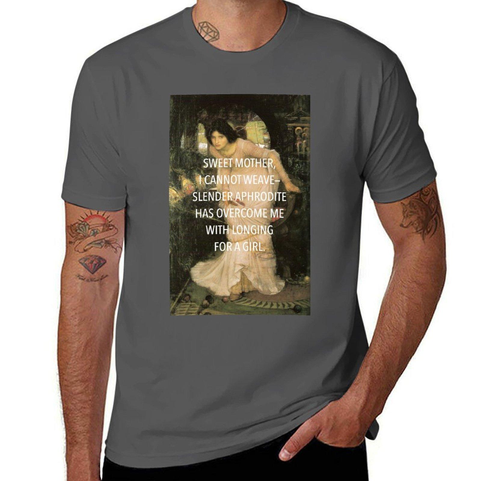 sappho T-Shirt t shirt for man 100 percent cotton man t shirt graphic T-Shirt 4XL