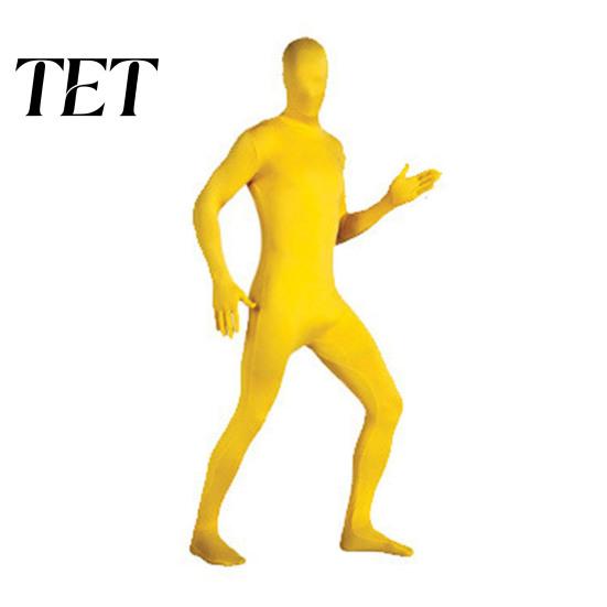 Prop Cosplay di Halloween Unisex Tuta Zentai Integrale per Tutto il Corpo, Tuta Intera Bodysuit in Spandex per Feste per Adulti Uomini Donne, Tuta Coprente Elastica per Costumi