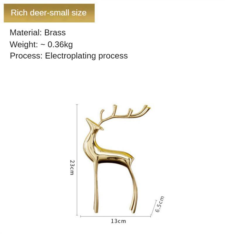 Deer Ornaments Practical Detail Home Decorations Need Unique Party Decorations Ornaments Exudes Elegance Safety Nordic Ornaments