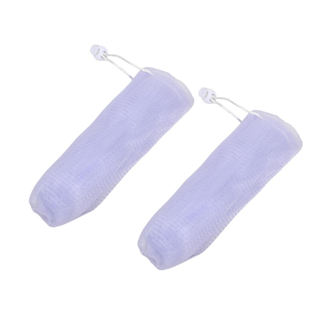 Pochette in Rete di Nylon Esfoliante Porta Sapone Rete per Schiuma da Bagno Sacchetto Porta Sapone Tasca Supporto Strumento per la Pulizia del Corpo Viso