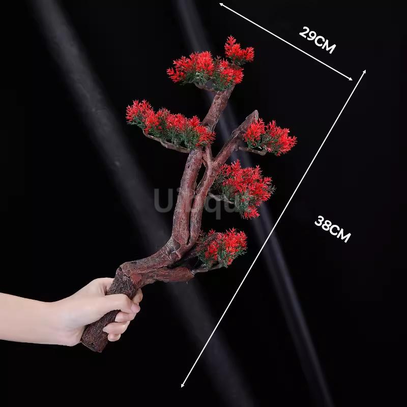 Sashimi Swing Plate Pine Tree Decorative Plate Cold Dishes from Huacao Hotel Dish Plate Embellish Flowers Seafood Pose Making