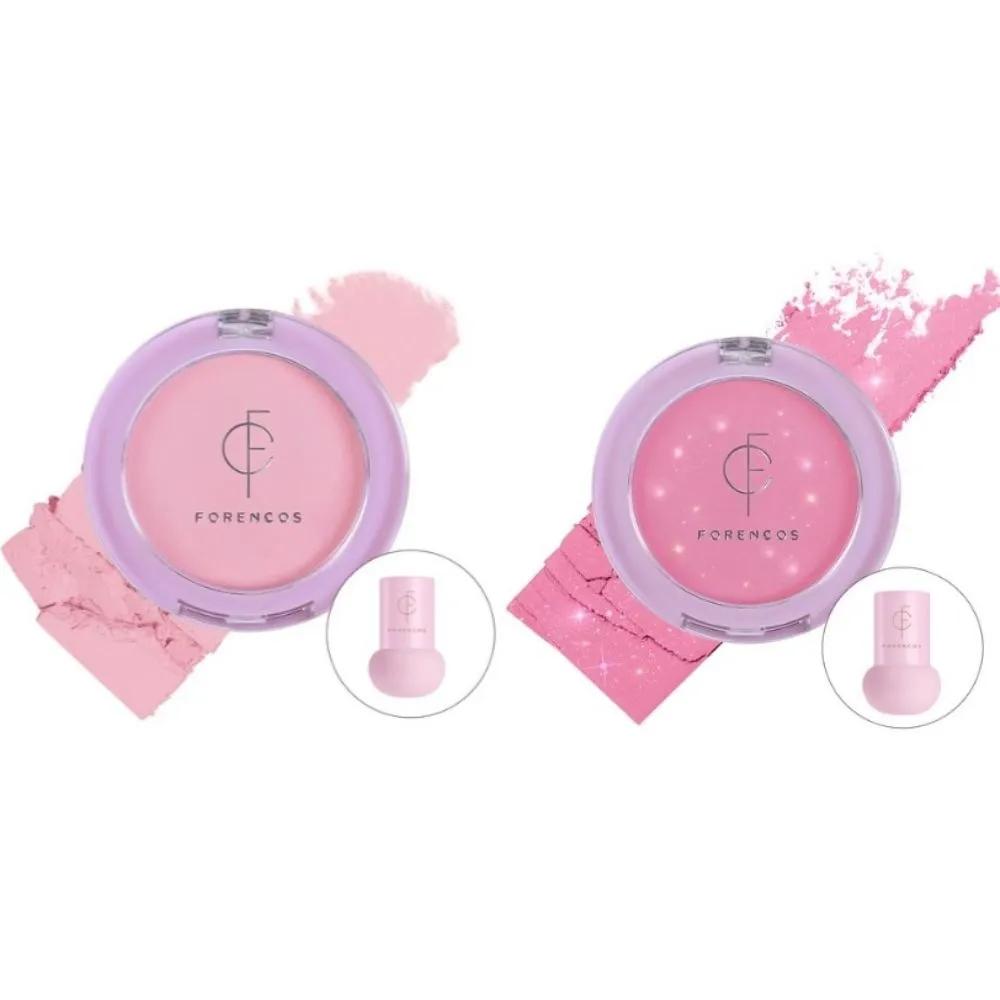 Forencos Pure Blusher 09 Timid + 10 Muriel + Puff