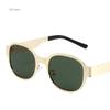 Sunglasses for Women Retro Metal Oval Men Premium Brand Designer Trendy Punk Round Sun Glasses Female UV400 glasses for men