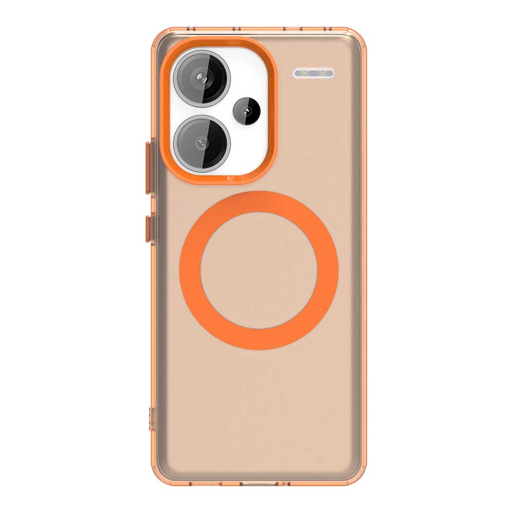 For Redmi Note 13 Pro Plus 5G Case Magnetic Wireless Charge Funda Redmi Note 13 Pro+ Plus Coque Matte Translucent PC Back Cover