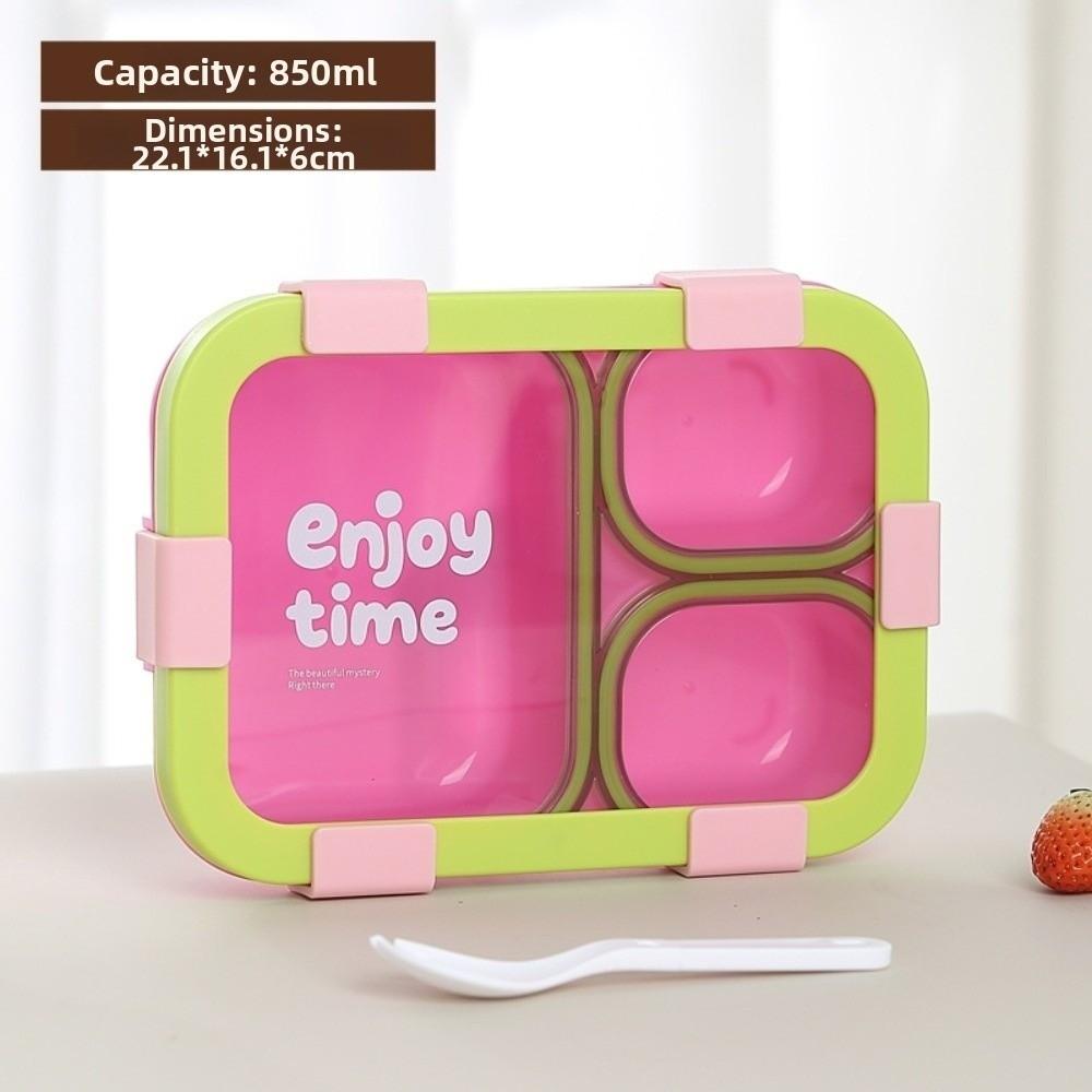 Sealed Lid Thermal Lunch Box Rectangular Shape Insulated Lunch Box Durable Lunch Box for Students F