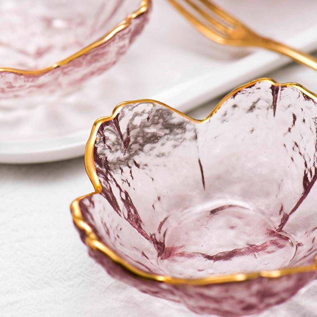Fruit Bowls, Transparent Household Japanese Salad Glass Dessert , Vegetables,