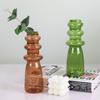 Creative Nordic Style Colored Glass Vases Perfect for Home Living Room Decorations Flower Arrangements Water Nourishing Vases