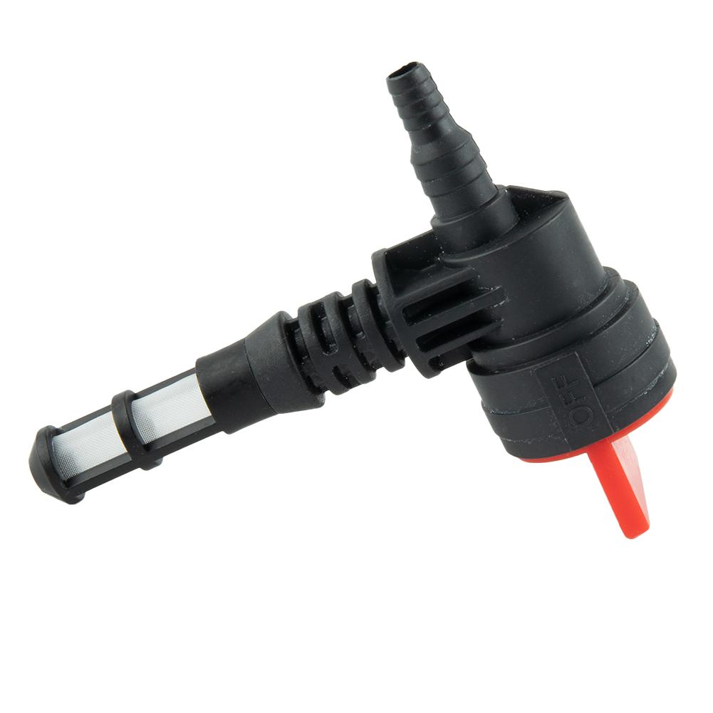 With Rubber Seal Fuel Shut Off Valve For Oregon 07-407 For Rotary 13116 With Filter 208961 90 Degree Gas Valve