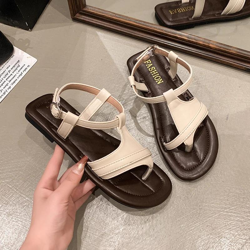 Fashion Fairy Wind Flip-flops Women Spring and Summer New French Casual Fashion All Comfortable Non-slip Flat Beach Shoes