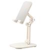 ELECOM Tablet Stand Smartphone Stand for Kitchen Cooking Foldable Compact Storage Compatible with Android, iPad, iPhone, Switch Ivory HA-STFD01IV