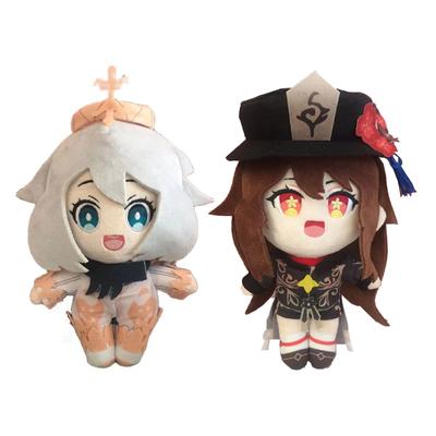 Anime Genshin Impact Plüschtier 20cm Hu Tao Paimon Spiel Niedliches Weiches Kuschelkissen Kindergeschenk
