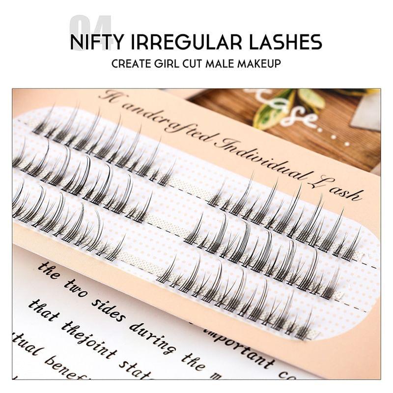 Lashie - Natural Wispy Cluster False Eyelashes (Various Designs)