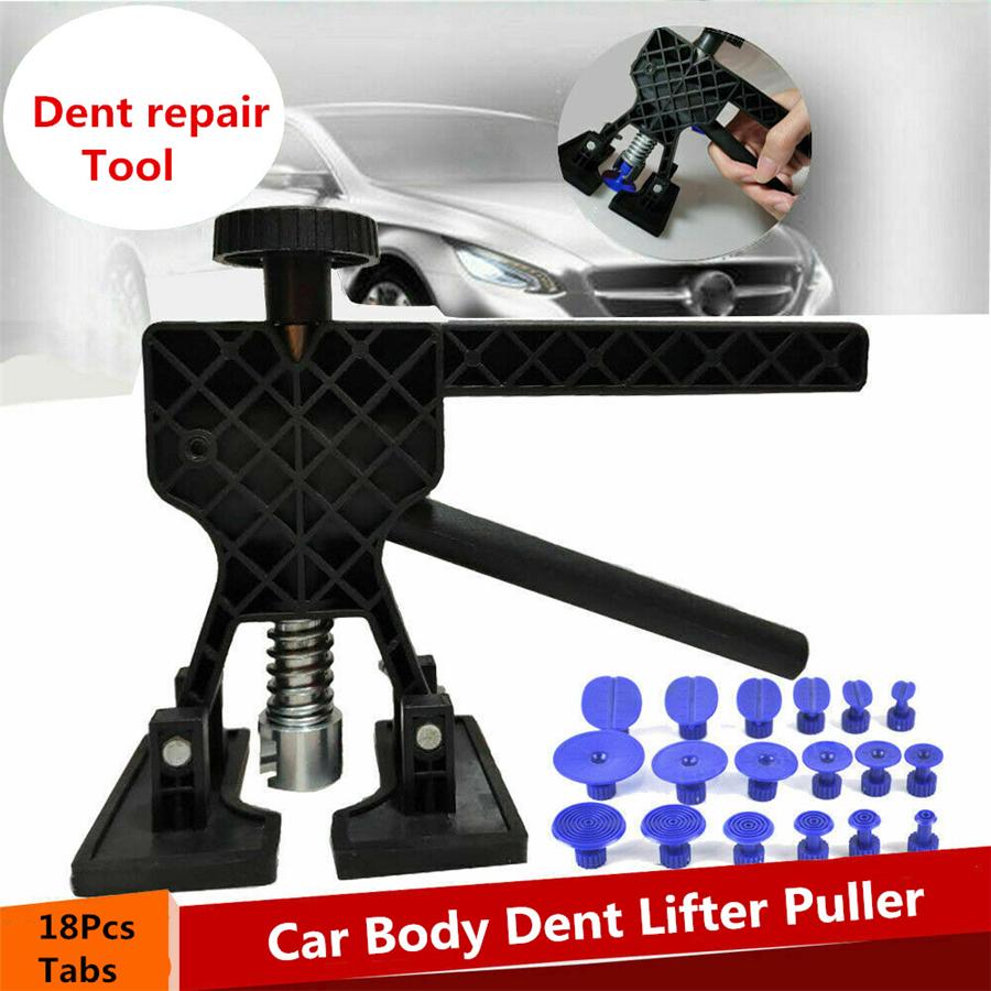 

19 шт. Набор инструментов для беспокрасочного удаления вмятин с кузова автомобиля, подъемник, пуллер, присоски