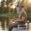 Solar fan mosquito-proof hat summer fishing protection sun protection fan fisherman sun hat