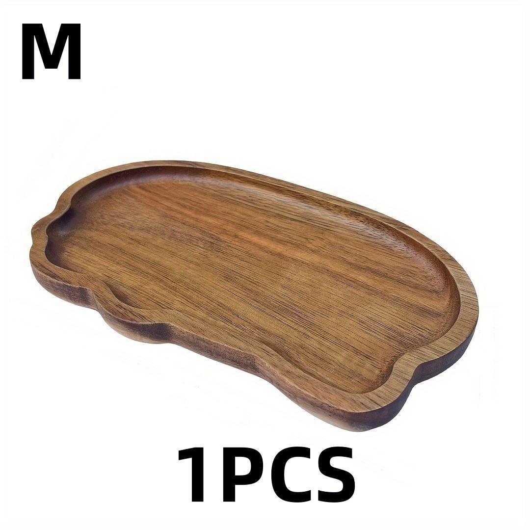 

1pcs Wooden Tea Tray Cloud-Shaped Fruit Dessert Candy Coffee Plate Home Decoration Bread Snacks Cakes Tableware Kitchen Supplies