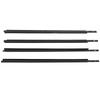 4Pcs Car Door Window Glass Sealing Strips Waterproof Rubber Black Weather Strips Fit For Suzuki SX4 Hatchback #83811-56K00-000