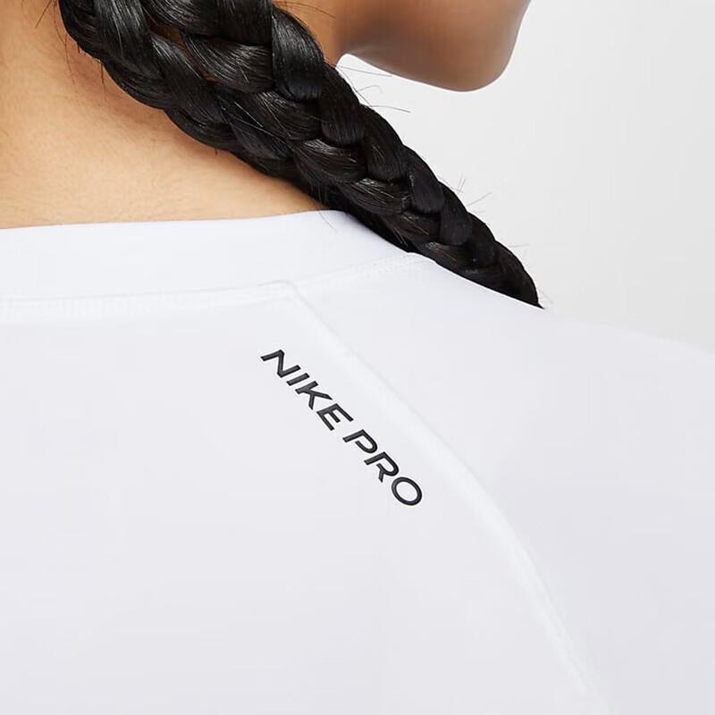 Nike T-shirt sportiva da donna a maniche lunghe con scollo rotondo