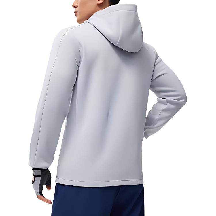 Li Ning Fitness Series Sweatshirt Men's Mist Gray AWDU067-5