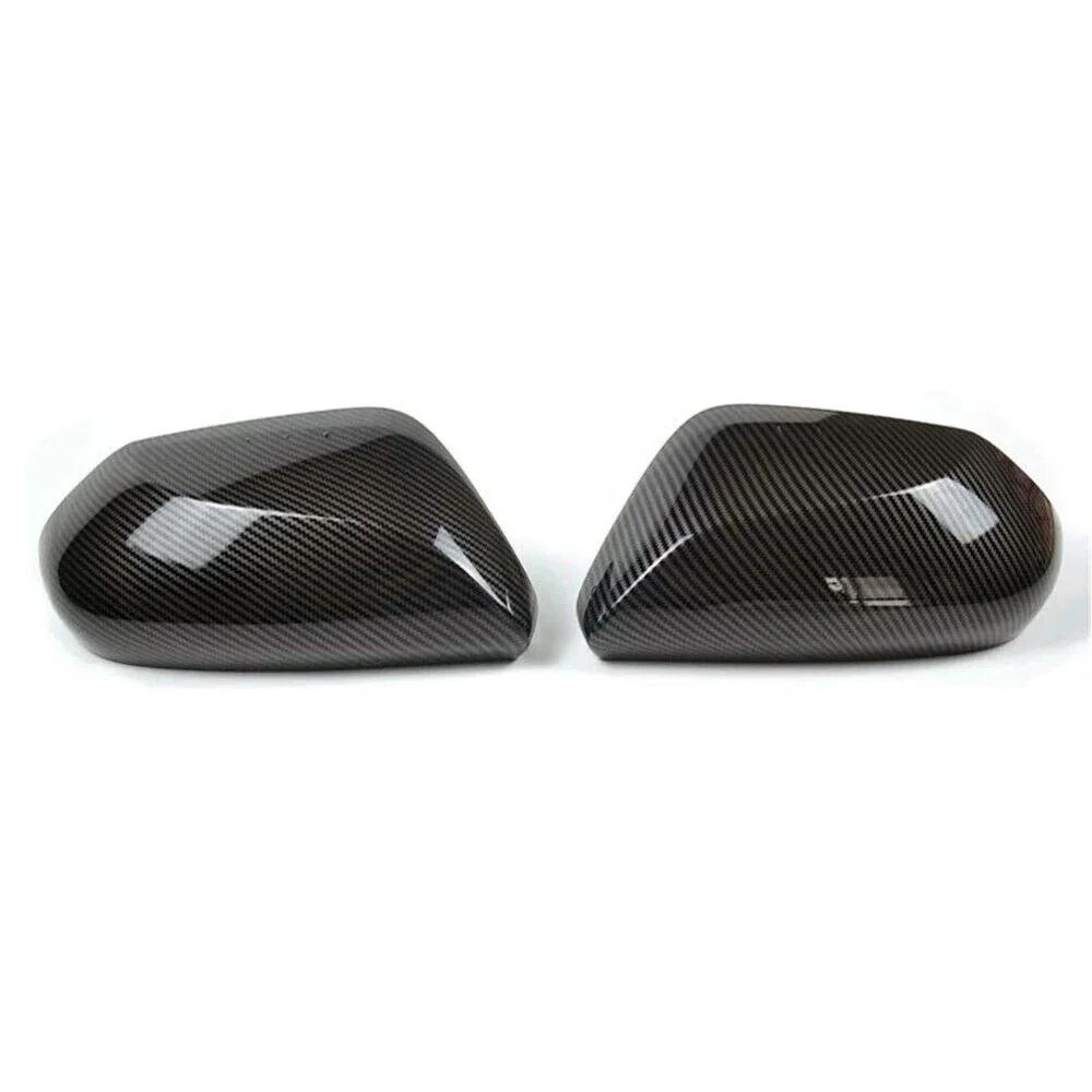 For Toyota Camry 2018-2025 Car Rearview Side Mirror Cover Wing Cap Exterior Door Rear View Case Trim Carbon Fiber Housing Shell
