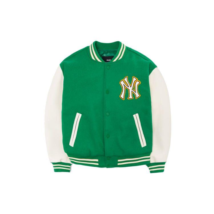 Maglia da Baseball con Toppa Logo Base MLB Unisex Verde 3AJPB0121-50GNS