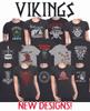 Unisex  Viking Multi T-Shirt Norse Seafarers Valhalla Vikings Boat Nordic